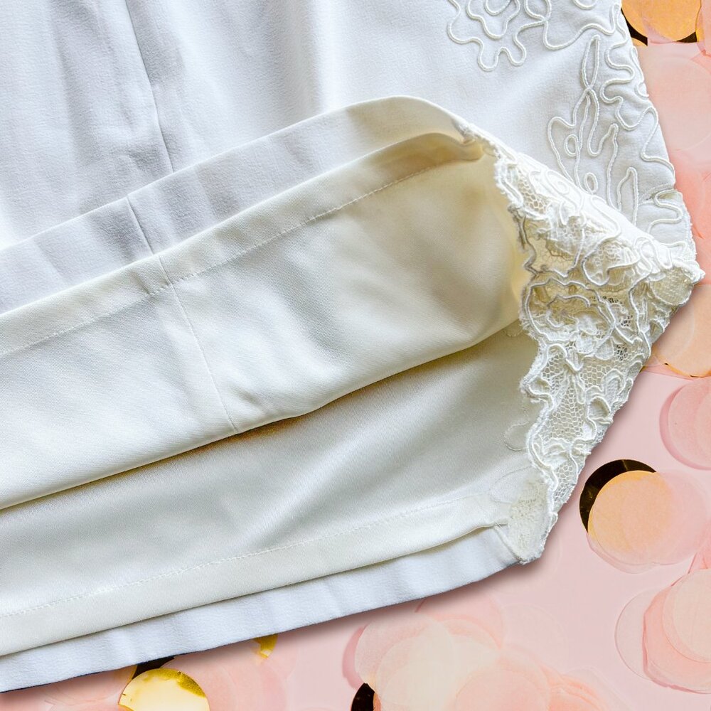 Cache Embroidered Skirt 🤍 - Picture 4 of 14